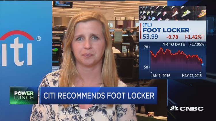 Citi recommends foot locker