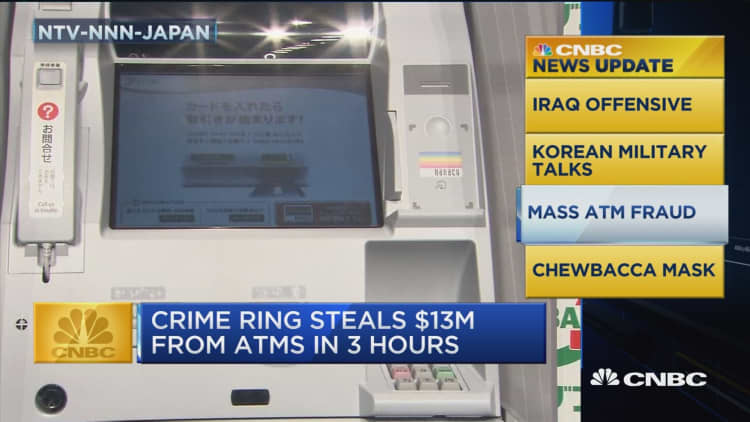 CNBC update: Mass ATM fraud