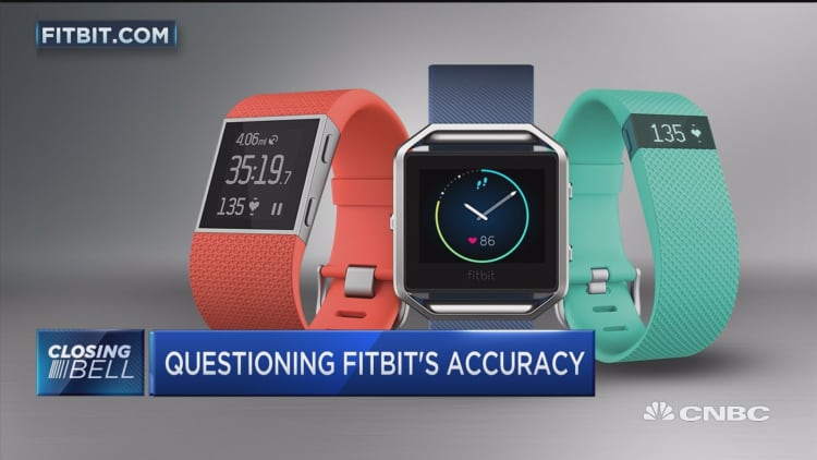 Fitbit miscalculating by 20 bpm: Rpt