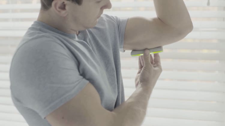 A device that tells you if your work out is working