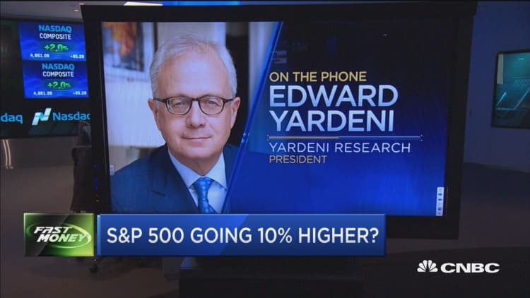 S&P 500 going 10% higher: Yardeni 
