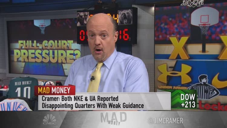 Cramer: Under Armour, Nike & Foot Locker—count me out