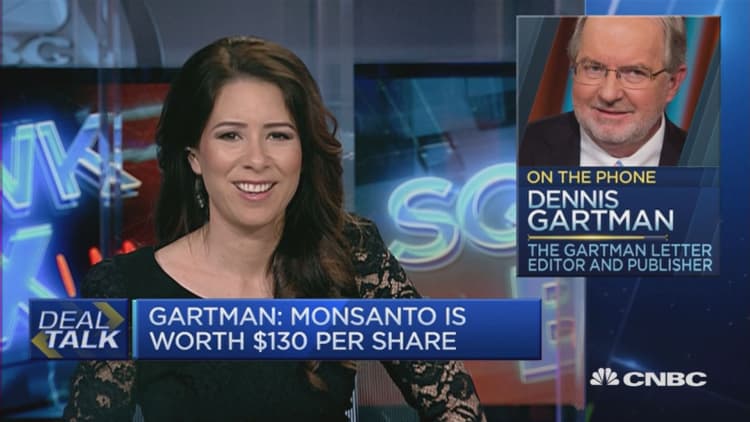 Monsanto worth $130 per share: Expert
