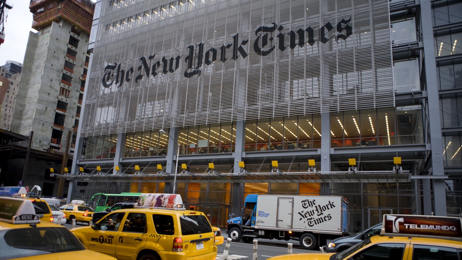 New York Times stock jumps after activist investor ValueAct reveals 6.7% stake