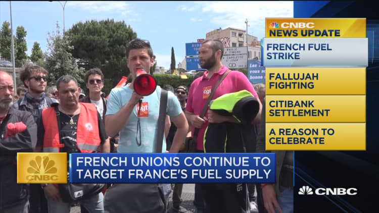 CNBC update: French fuel strike