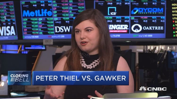 Rumors behind Peter Thiel vs. Gawker