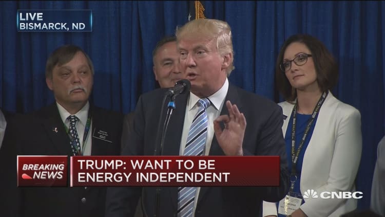 Trump: I want to open up fracking