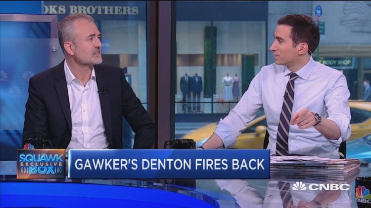 Gawker's Denton sick of giant internet flame war 