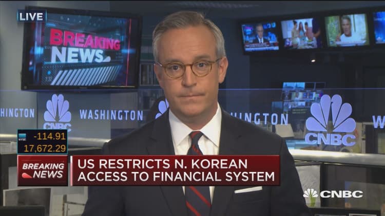 US identifies N. Korea as money laundering concern