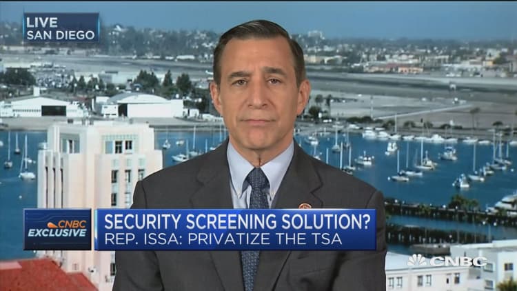 Rep. Issa: TSA screening provides 'little protection' 