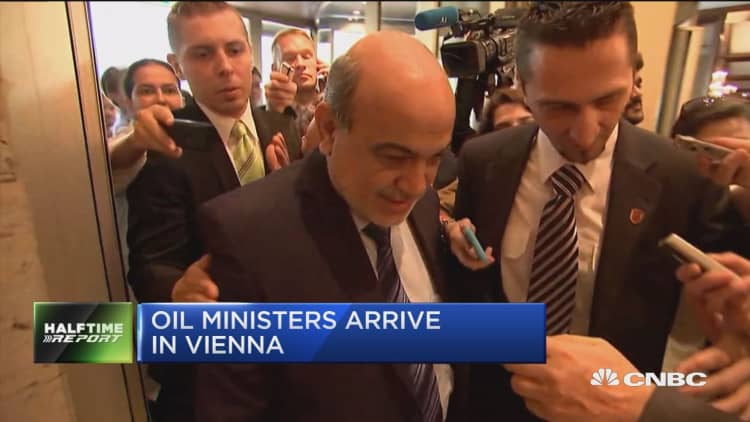 Oil ministers arrive in Vienna