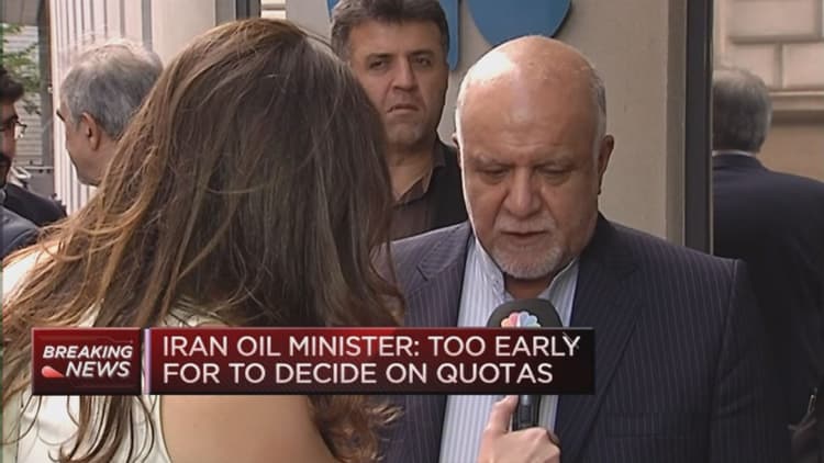 Too early to decide on quotas: Iran’s oil minister
