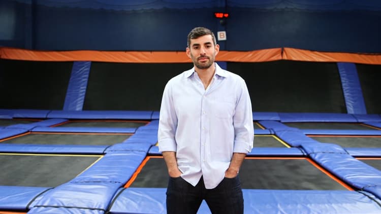 This 31-year-old CEO is making a fortune off trampolines