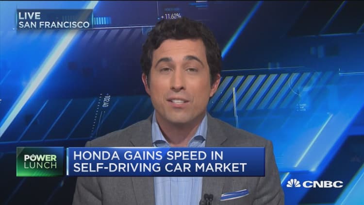 Honda gains speed in self-driving car market