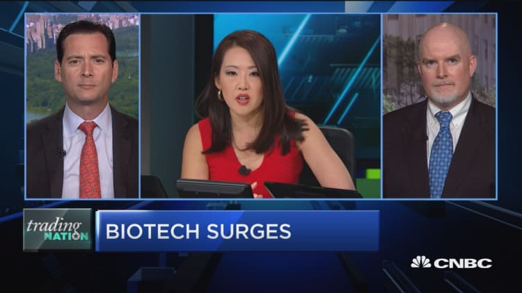 Trading Nation: Biotech surges