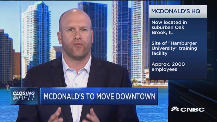 McDonald's to move downtown