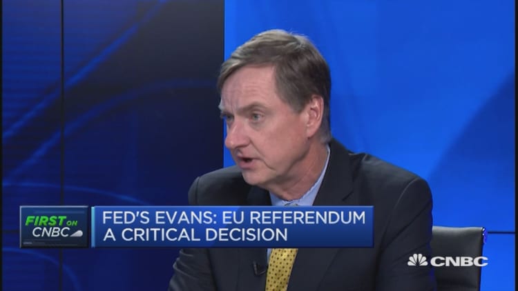 Brexit won’t play big role in US policymaking: Fed’s Evans