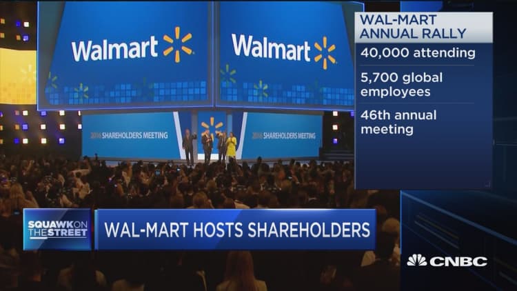 Wal-Mart hosts shareholders 