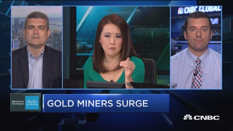 Trading Nation: Gold miners surge