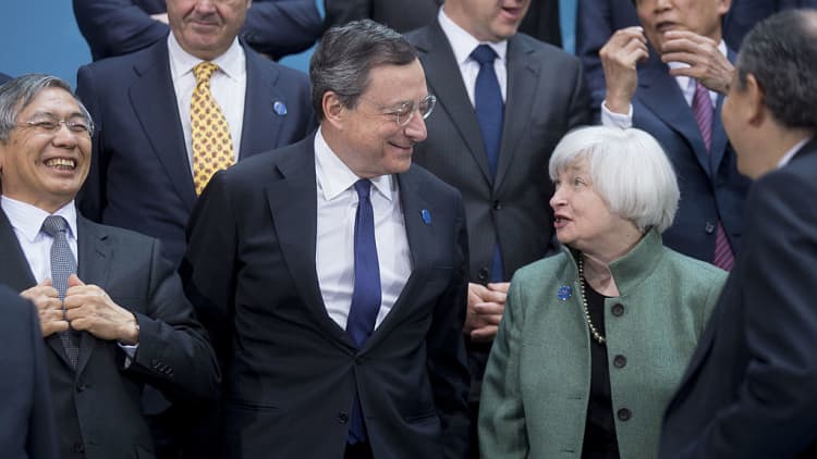 Yellen or Draghi:  Who has the harder job at Jackson Hole
