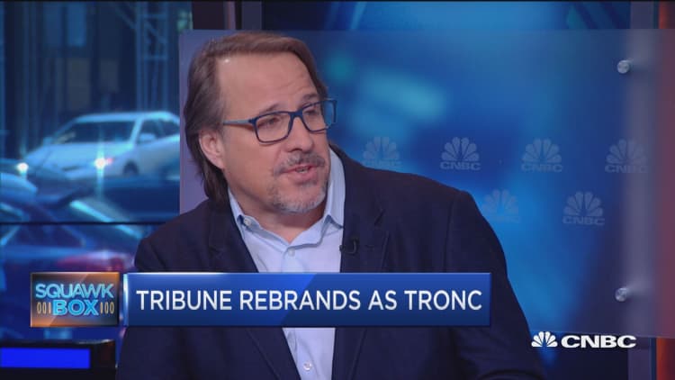 Tribune's new name, new strategy 