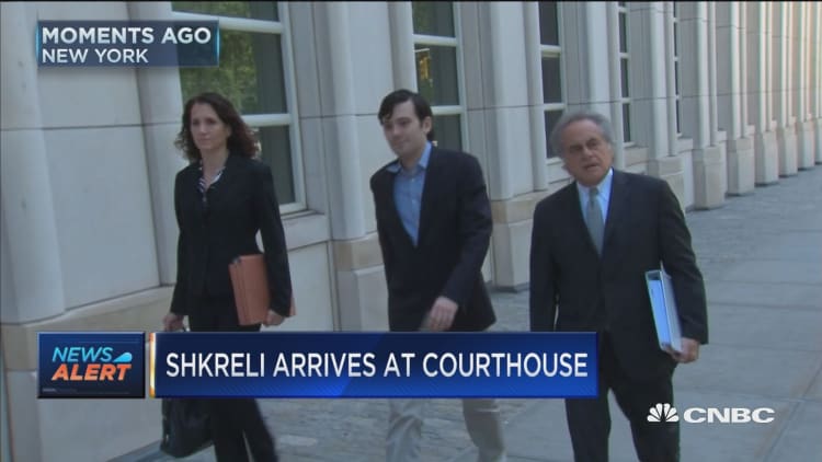 Shkreli back in court