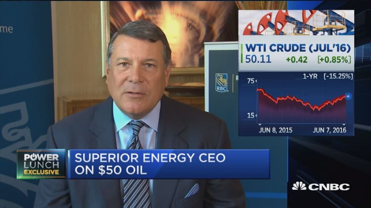 Superior Energy CEO on $50 oil