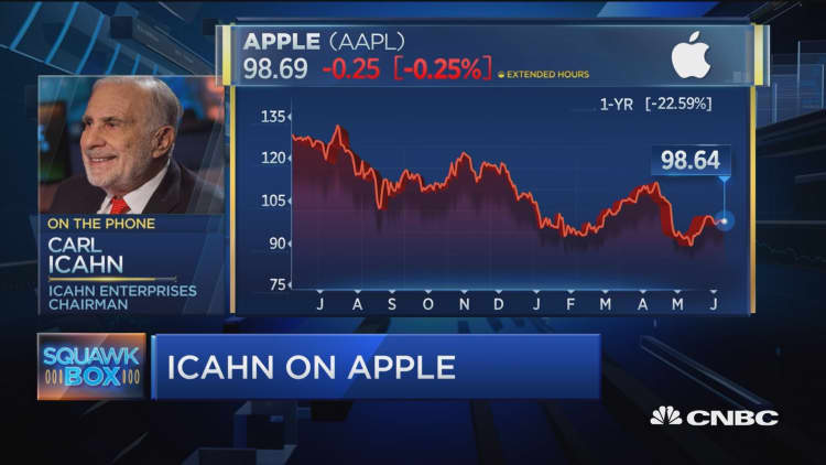 Icahn: Apple's a great company but...