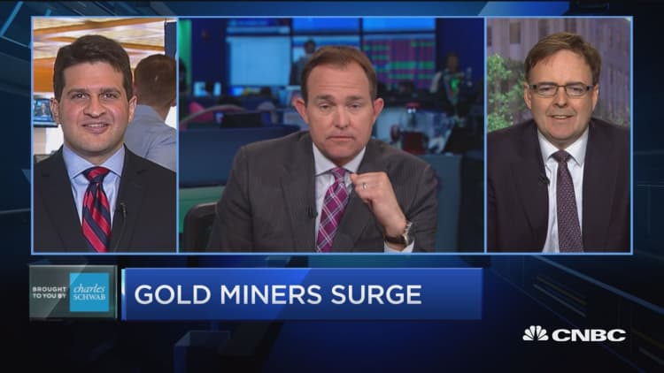 Trading Nation: Gold miners surge