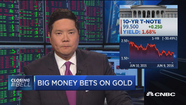 Big money bets on gold