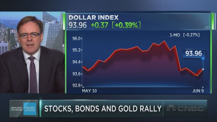 The problem with gold, stocks and bonds rallying together