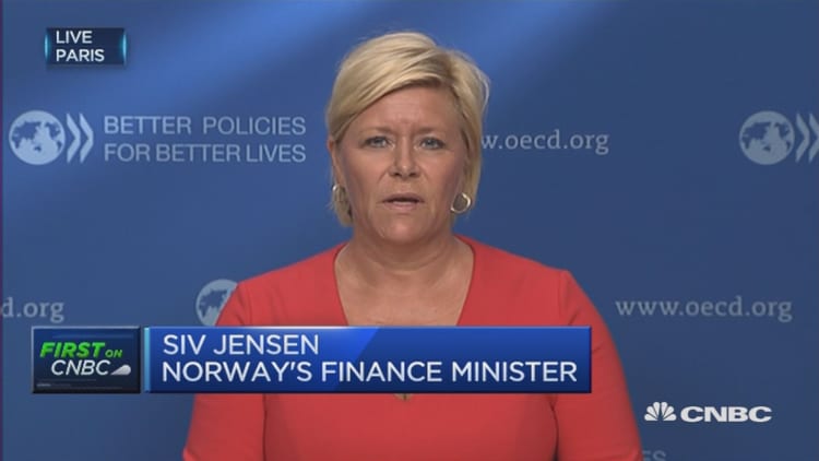Countries must focus on structural reform: Norway's FinMin