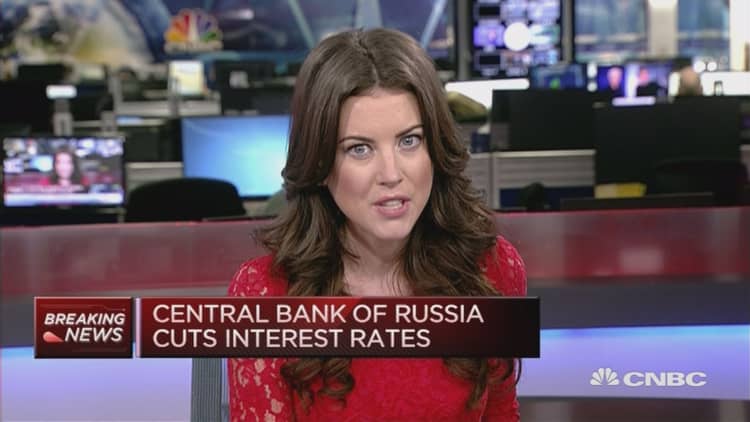 Bank of Russia cut interest rates 