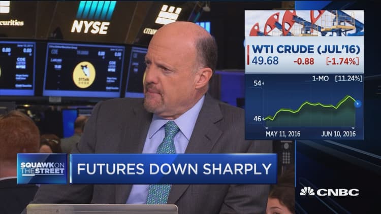 Cramer: Be very careful with oil