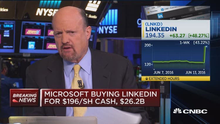 Microsoft to buy LinkedIn for $26.2 billion