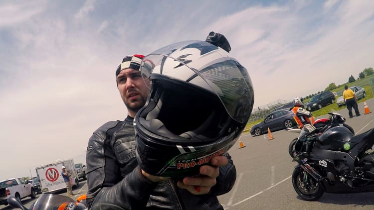 If you’re lying on the side of the road: This helmet will call for help