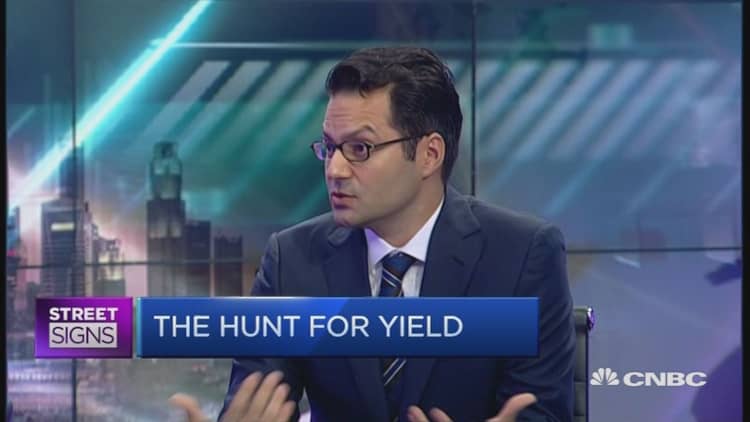 Where are investors hunting for yield?