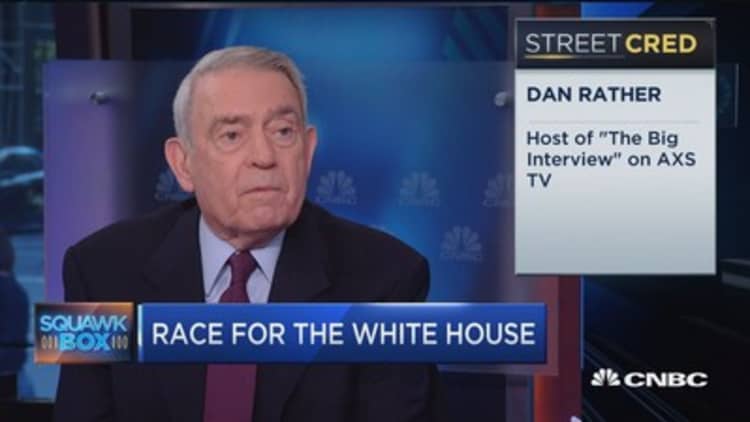 Trump plays on fear and anger: Dan Rather
