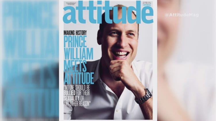 Prince William makes history by gracing cover of gay magazine