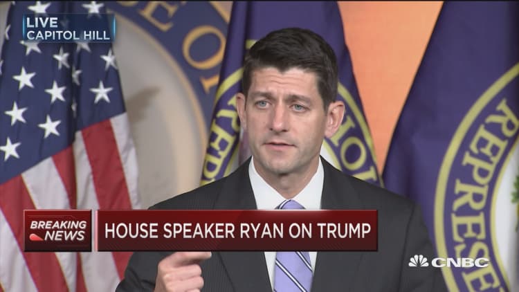 Ryan on Trump comments: You can't make this up