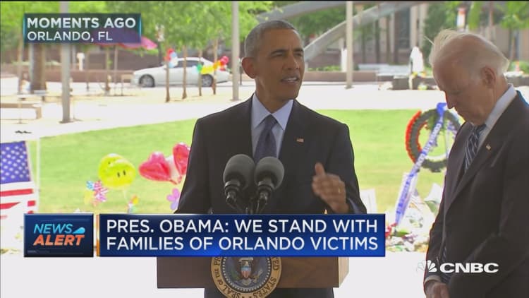 Pres. Obama: We stand with families of Orlando victims