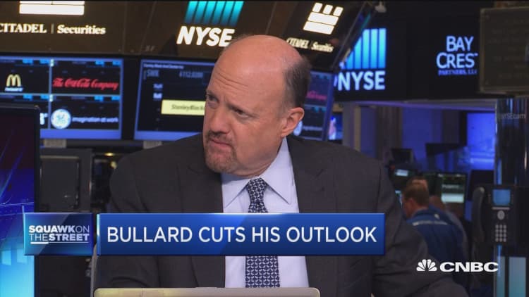 Cramer: Bullard's new forecast makes sense