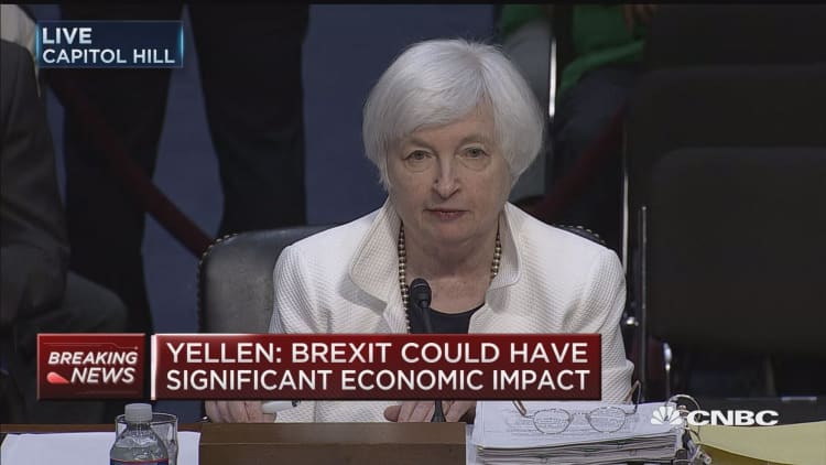 Yellen: Fiscal policy now small positive for growth