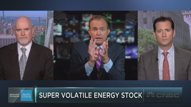 This volatile energy stock is on the rise