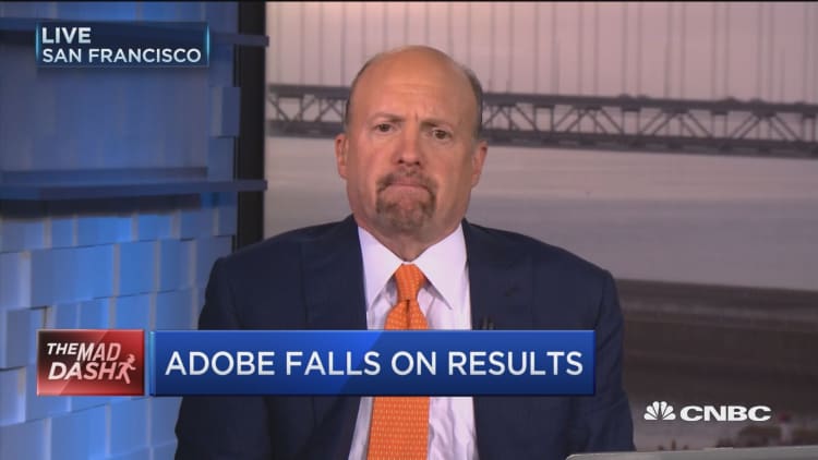 Cramer's Mad Dash: Adobe down 
