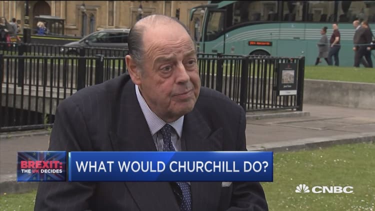 Churchhill's grandson: 'Leave' would be big mistake