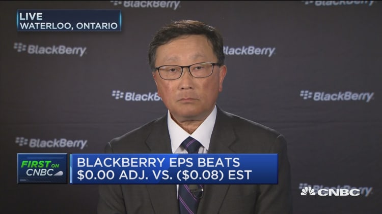 BlackBerry CEO: Bullish on hardware