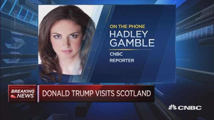 Donald Trump visits Scotland