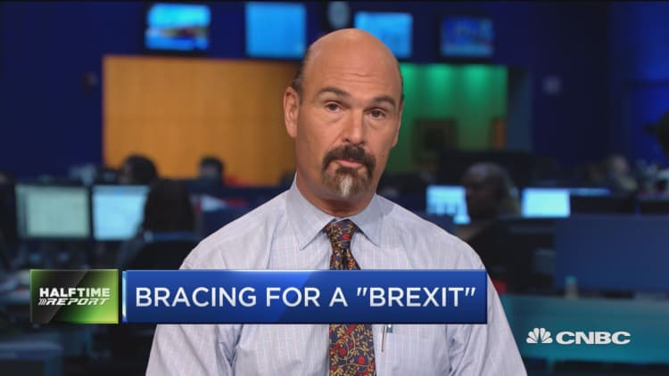 One 'Halftime Report' trader called the outcome of the UK referendum