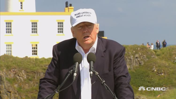 Trump: Brexit will ultimately be a good thing